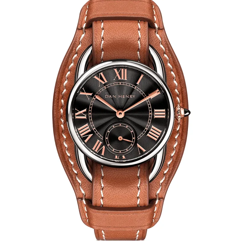 Dan Henry 1900 Gilt / Tan Strap 28.5mm