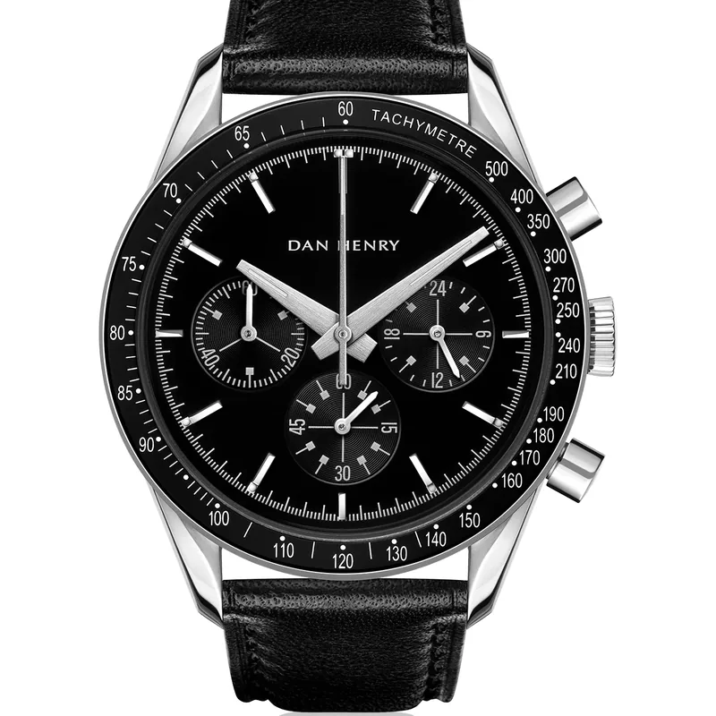 Dan Henry 1962 Black 39mm No Date