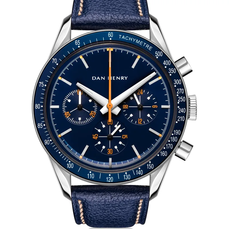Dan Henry 1962 Blue 39mm No Date