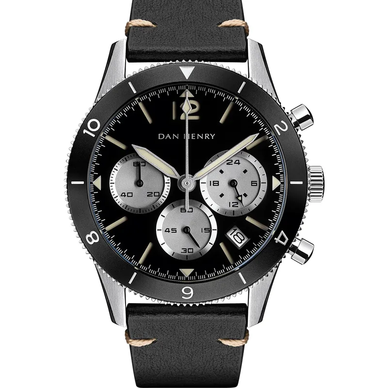 Dan Henry 1963 Black 40mm Date