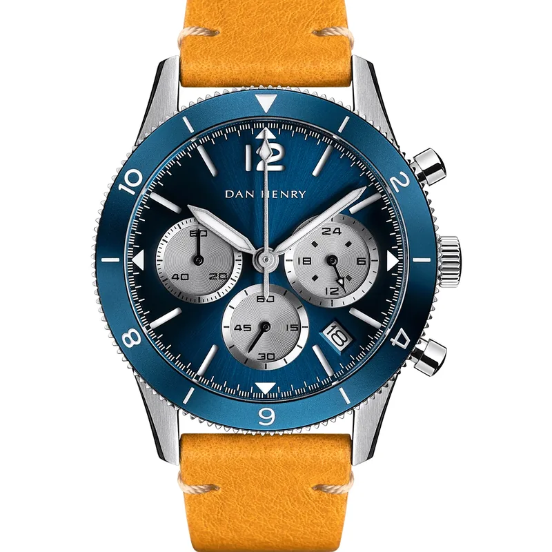 Dan Henry 1963 Blue 40mm Date