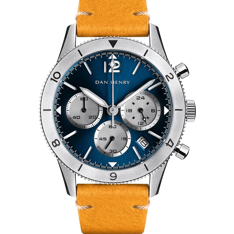 Dan Henry 1963 Blue Steel 40mm Date