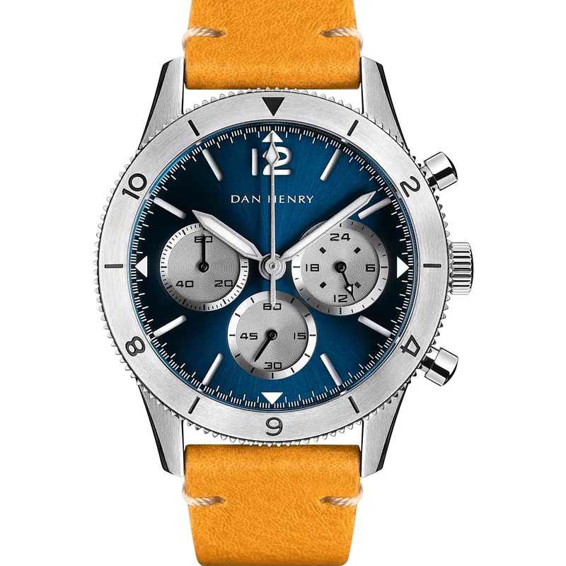 Dan Henry 1963 Blue Steel 40mm No Date