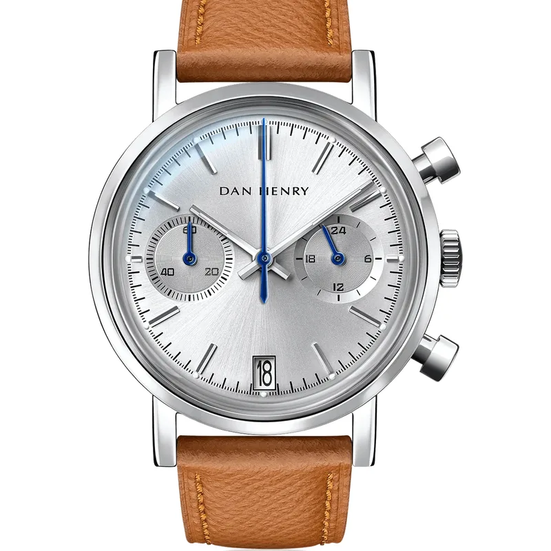 Dan Henry 1964 Silver Bicompax 36mm Date