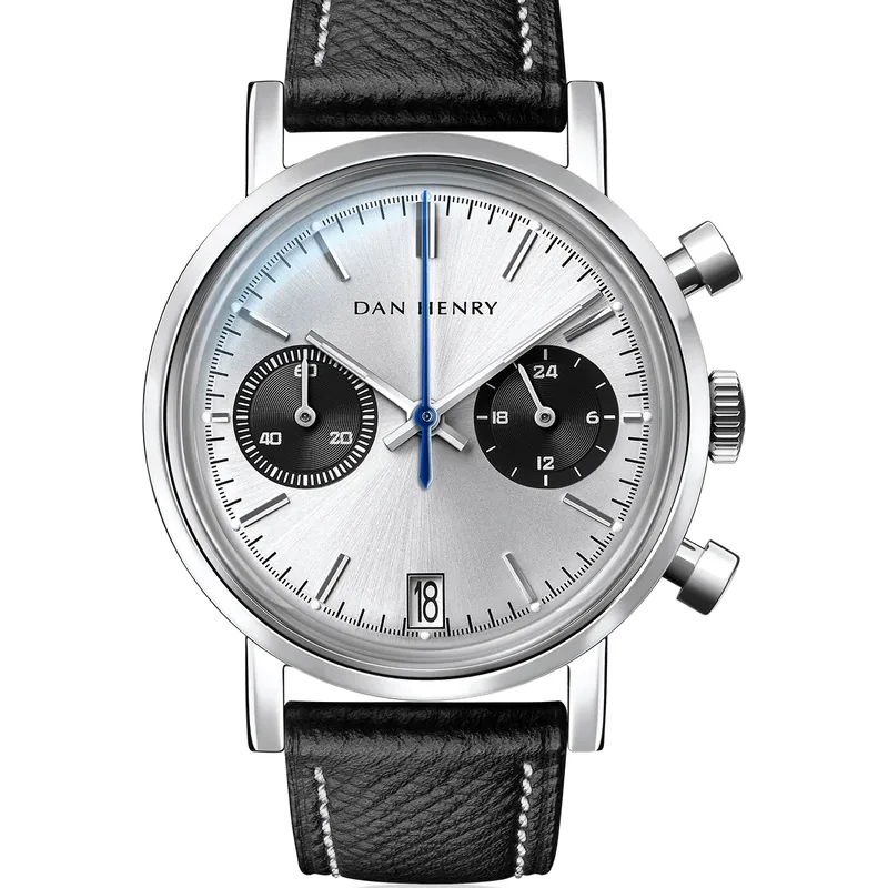 Dan Henry 1964 Silver Panda Bicompax 36mm Date