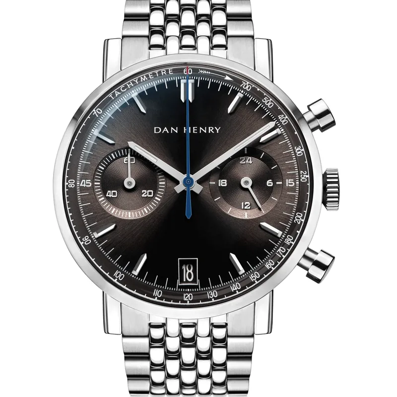 Dan Henry 1964 Slate Grey Bicompax 38mm Date