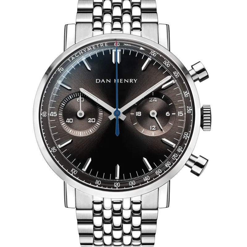 Dan Henry 1964 Slate Grey Bicompax 38mm No Date