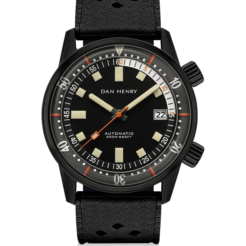 Dan Henry 1970 Black 40mm Date