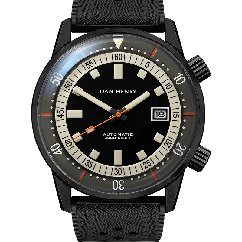 Dan Henry 1970 Black 44mm Date