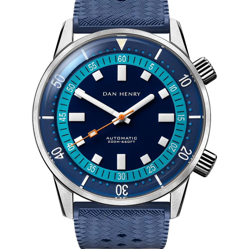 Dan Henry 1970 Blue 44mm No Date