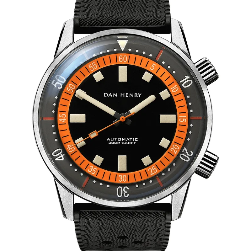 Dan Henry 1970 Orange 44mm No Date
