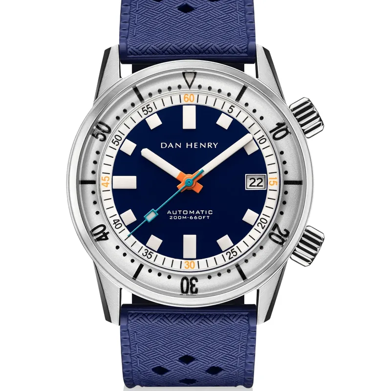 Dan Henry 1970 White 40mm Date