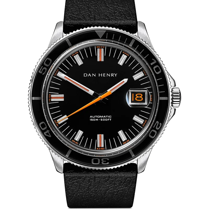 Dan Henry 1975 Black / Automatic / Regular 39mm Date