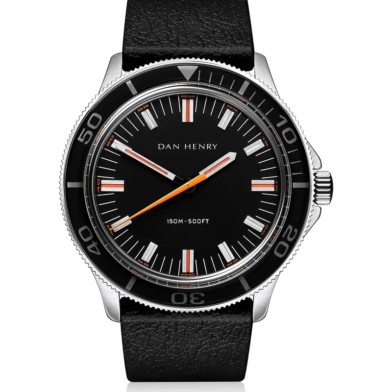 Dan Henry 1975 Black / Quartz / Regular 37mm No Date