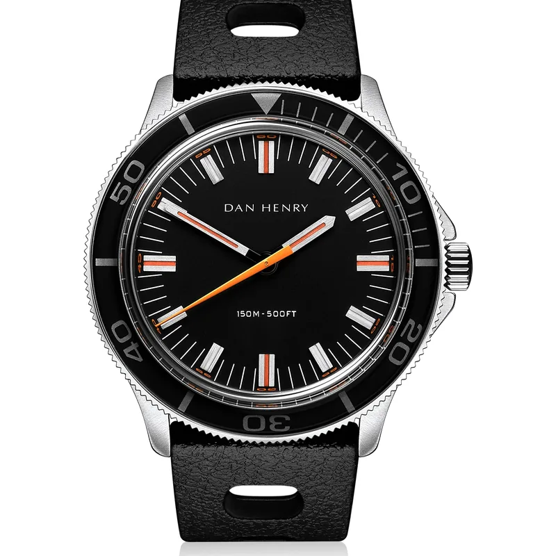 Dan Henry 1975 Black / Quartz / Tropic 37mm No Date