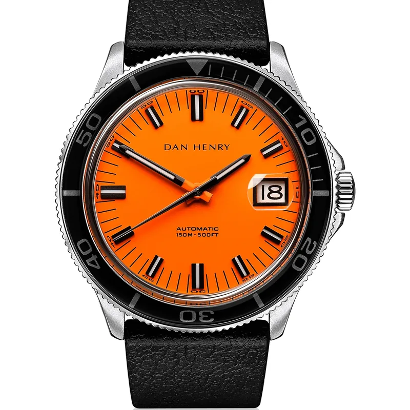 Dan Henry 1975 Orange / Automatic / Regular 39mm Date