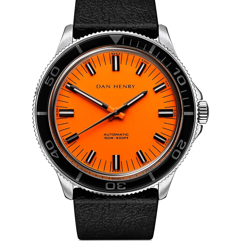 Dan Henry 1975 Orange / Automatic / Regular 39mm No Date
