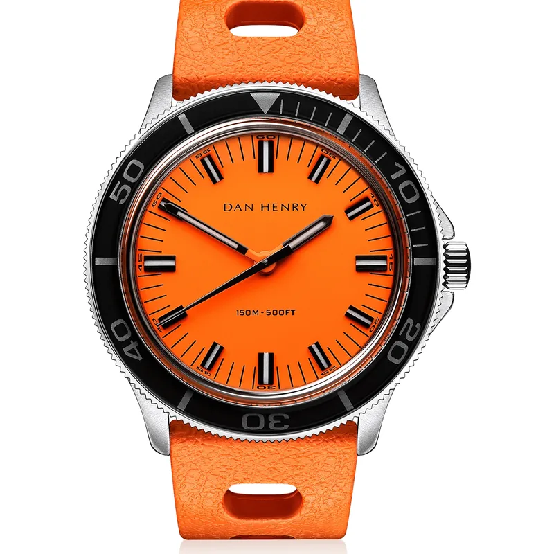 Dan Henry 1975 Orange / Quartz / Tropic 37mm No Date