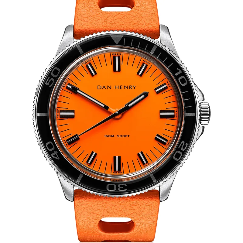 Dan Henry 1975 Orange / Quartz / Tropic 39mm No Date