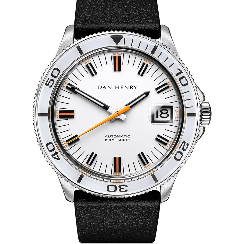 Dan Henry 1975 White / Automatic / Regular 39mm Date