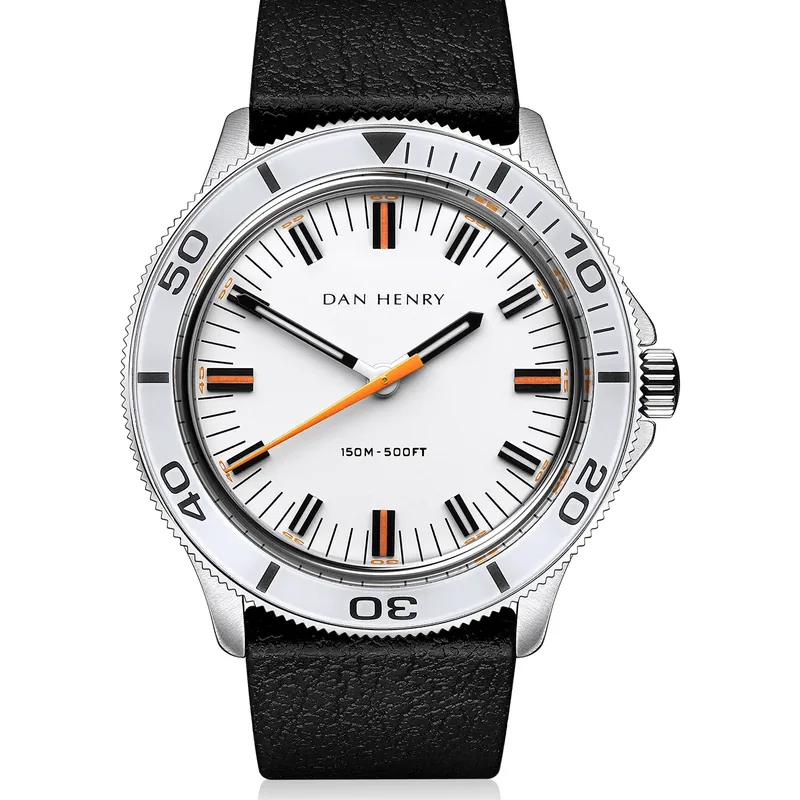 Dan Henry 1975 White / Quartz / Regular 37mm No Date