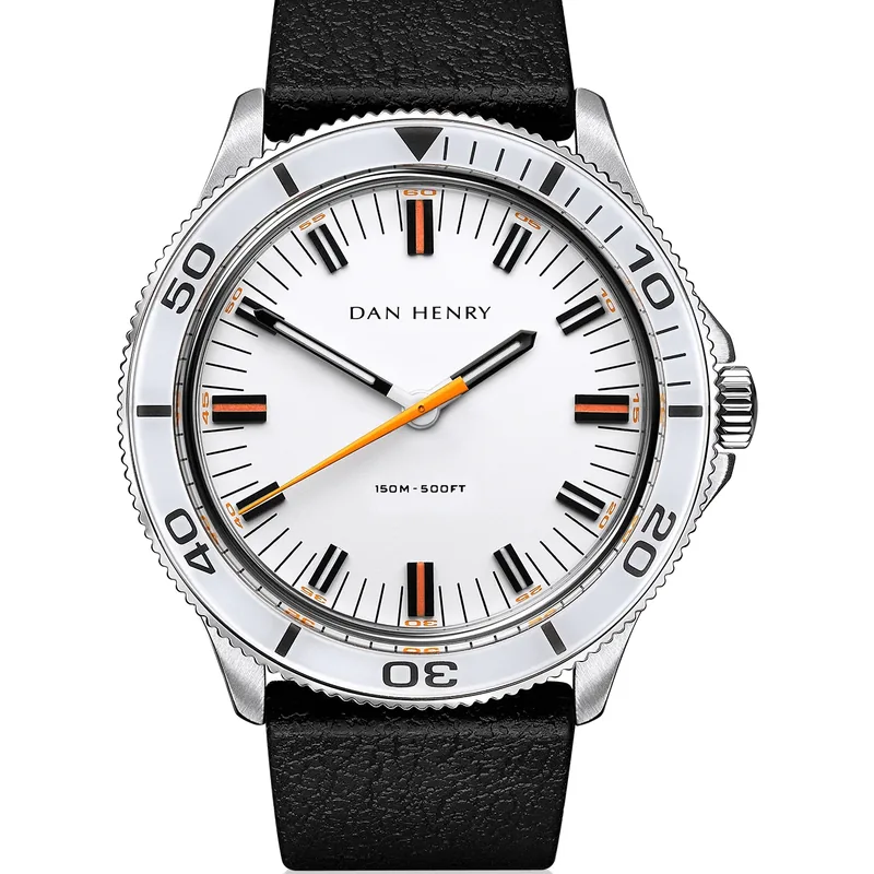 Dan Henry 1975 White / Quartz / Regular 39mm No Date