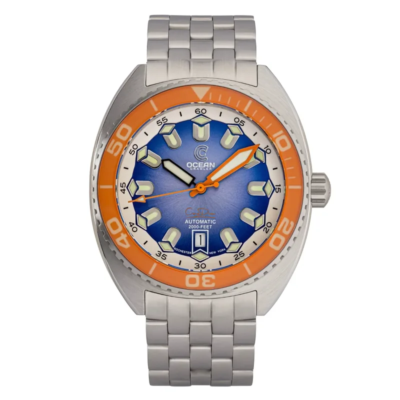 Ocean Crawler Core Diver V4 - Orange Bezel