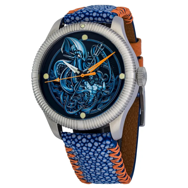 Ocean Crawler Kraken Vs Neptune - Ceramic-Enamel Dial - LE