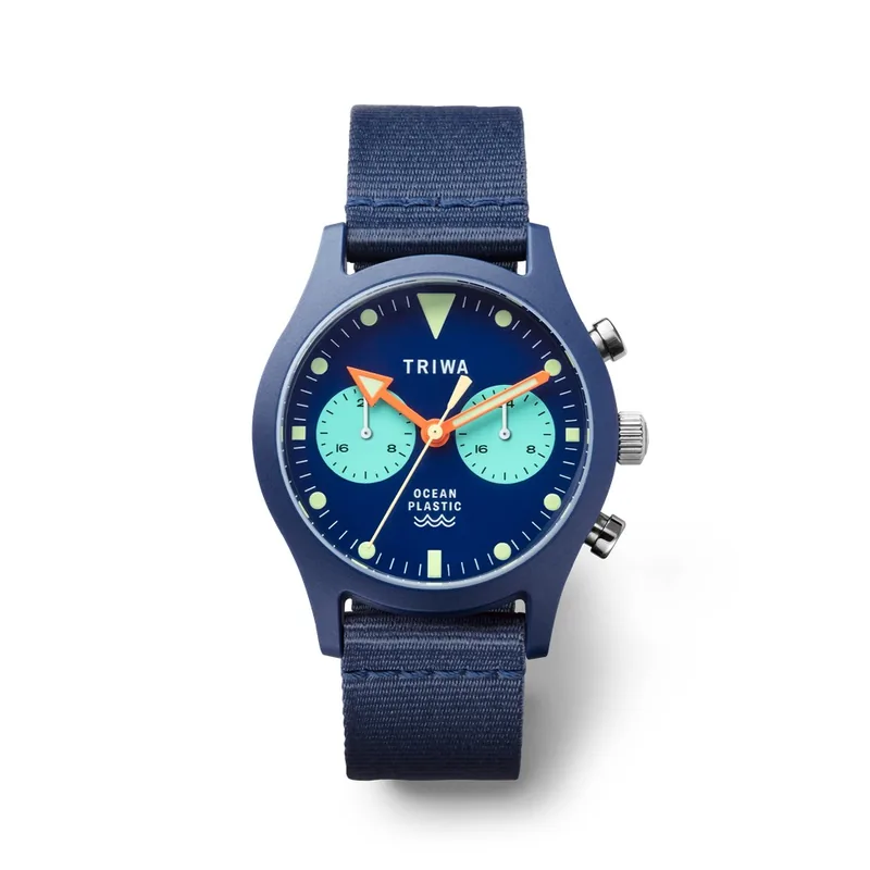 TRIWA Ocean Timer Blue