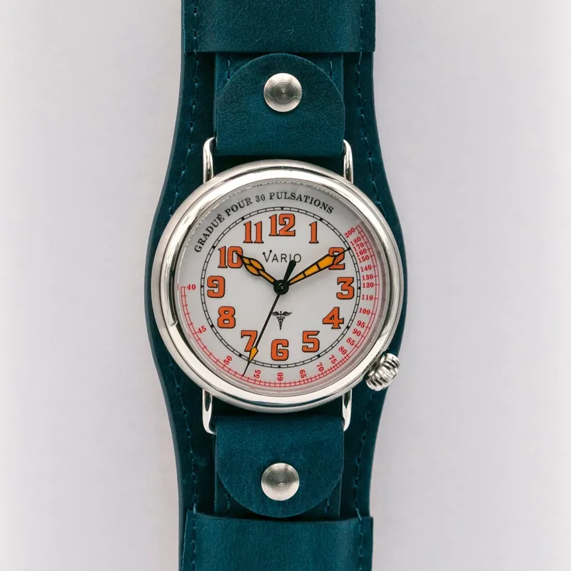 Vario Vario 1918 Medic White Dial with Orange Lume