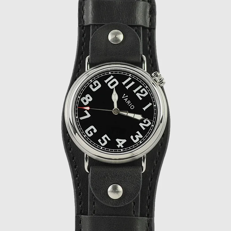 Vario Vario 1918 Pilot Black Dial with White Lume Watch