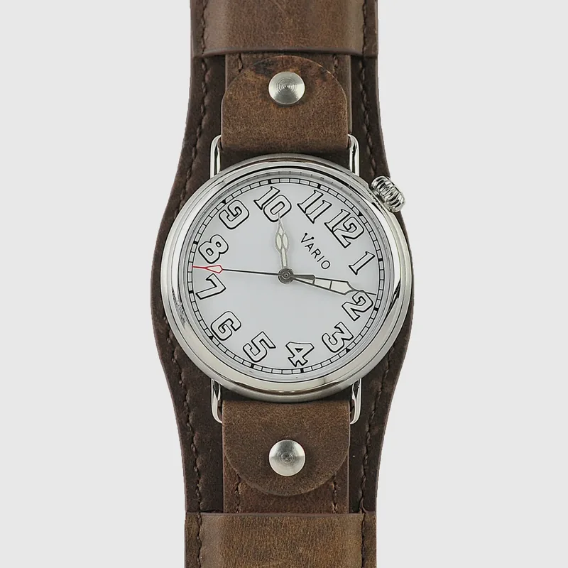 Vario Vario 1918 Pilot White Dial with White Lume Watch