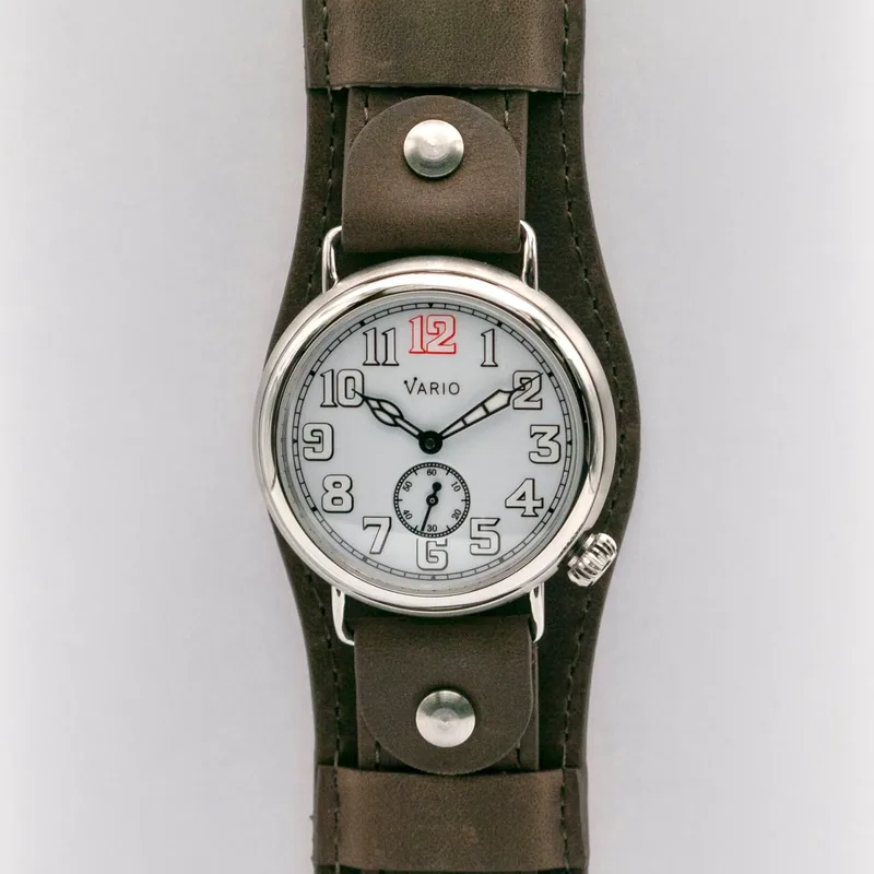 Vario Vario 1918 Trench White Dial with White Lume Watch
