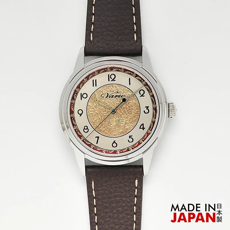 Vario Vario Empire Art Nouveau Outer Red Handwound Dress Watch
