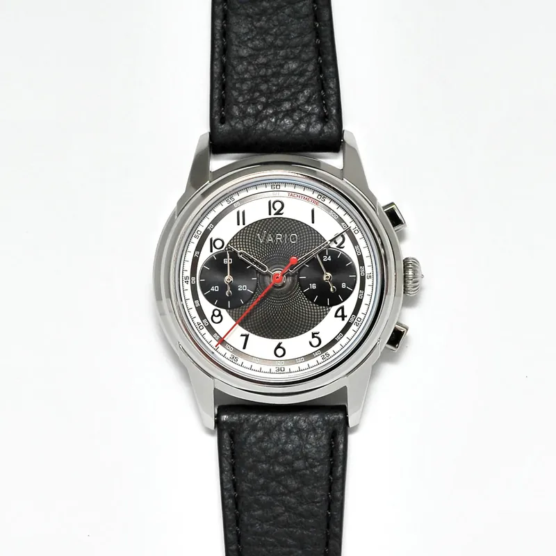 Vario Vario Empire Black Tuxedo Tachymètre MecaQuartz Chronograph Watch