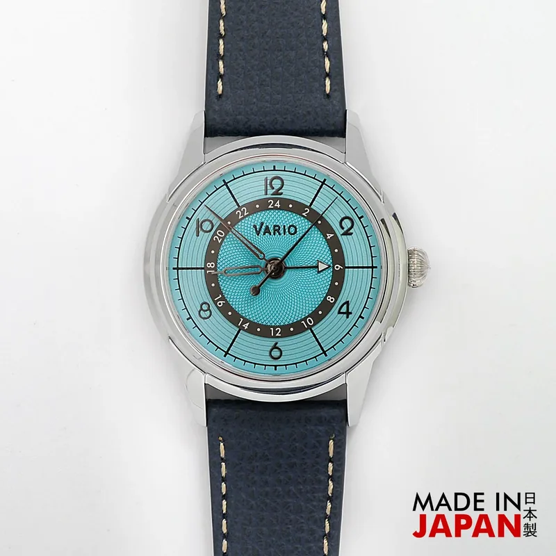 Vario Vario Empire Seasons True GMT Summer Blue Automatic Dress Watch