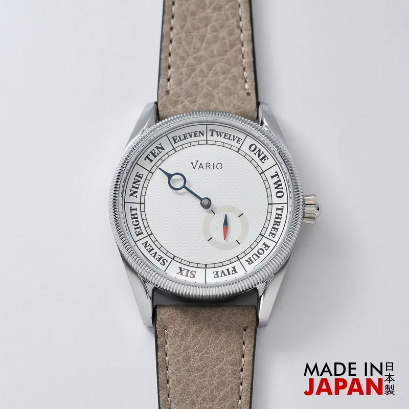 Vario Vario NAVI Single Hand Cloud White Small Seconds Compass
