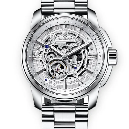 Waldhoff Republic Diamond Silver & Steel bracelet