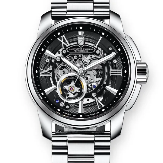 Waldhoff Republic Obsidian Black & Steel bracelet