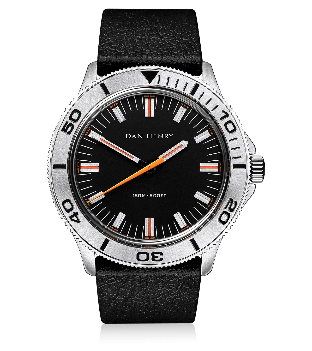 Dan Henry 1975 Black Steel / Quartz / Regular 37mm No Date image 1 of 1