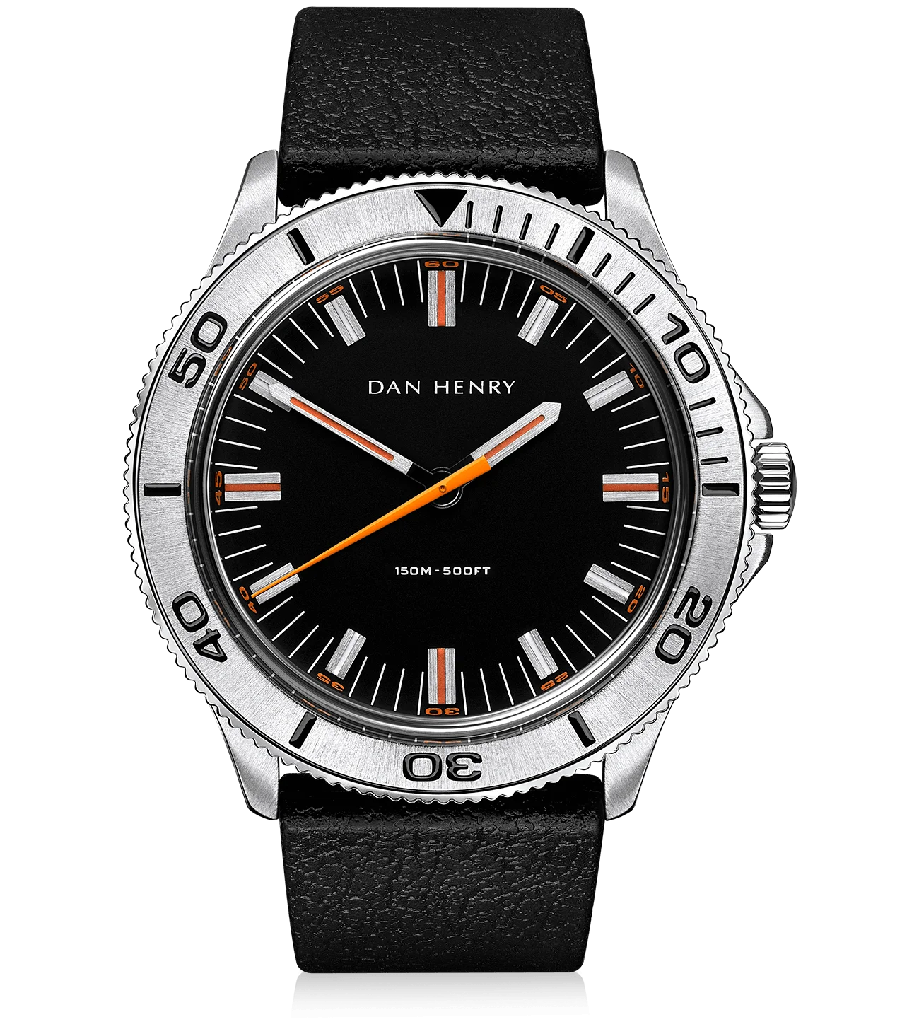 Dan Henry 1975 Black Steel / Quartz / Regular 39mm No Date image 1 of 1