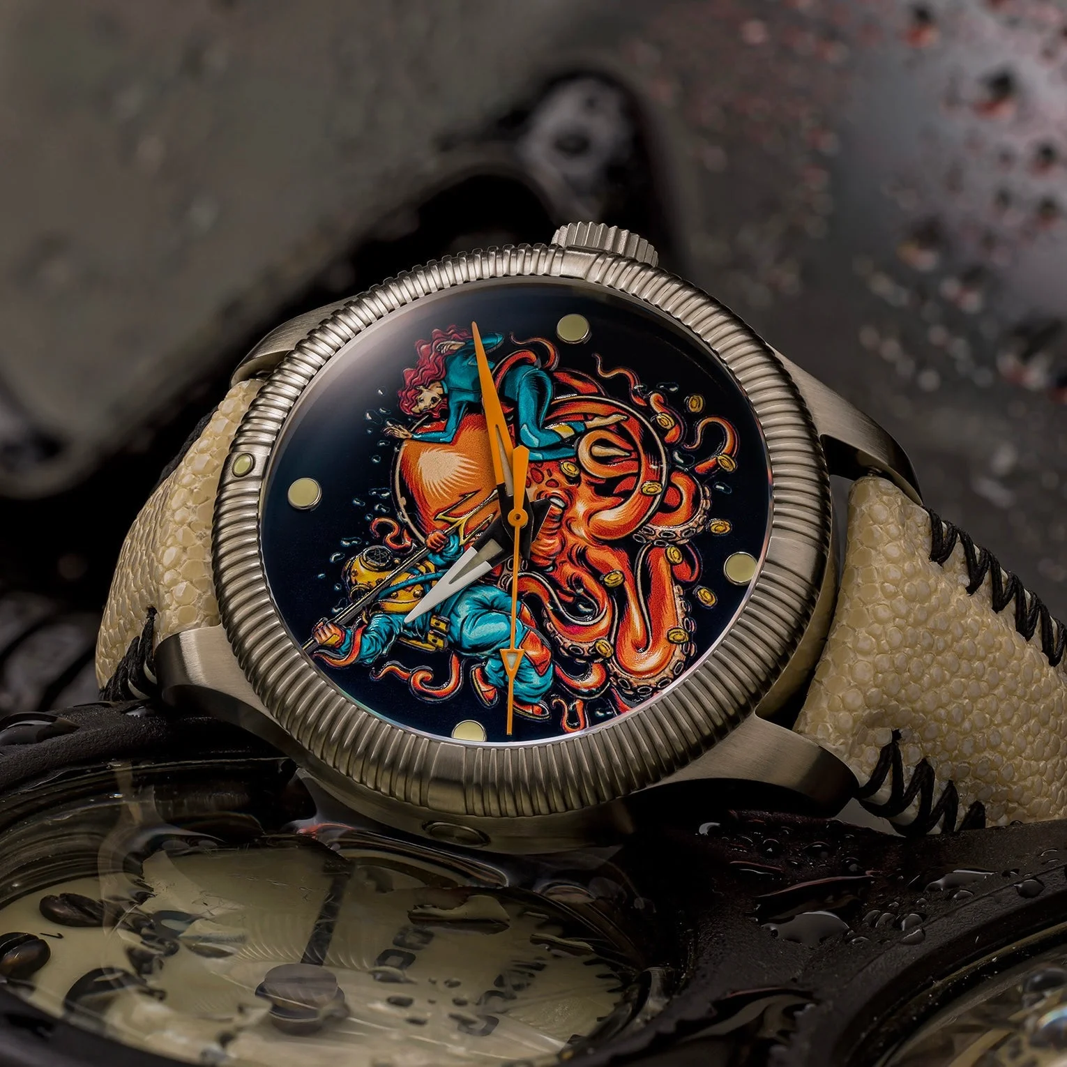 Ocean Crawler Ceramic-Enamel Dial - Abyssal Duel image 2 of 5
