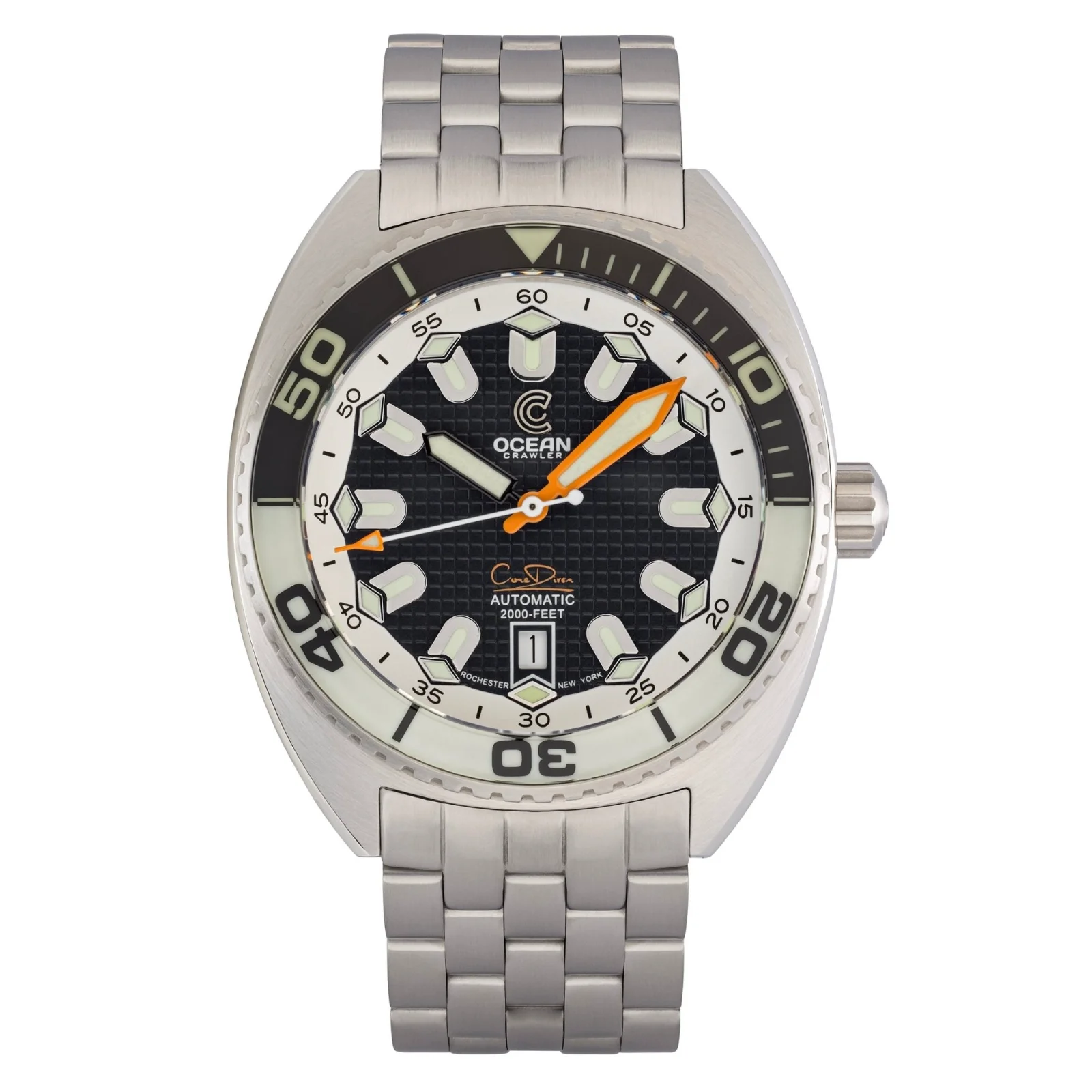 Ocean Crawler Core Diver - Black White - Limited Dragoon Leather image 1 of 5