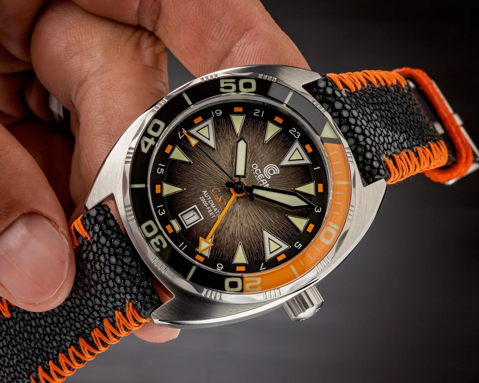 Ocean Crawler Core Diver GMT V3 - Black/Brown image 2 of 5