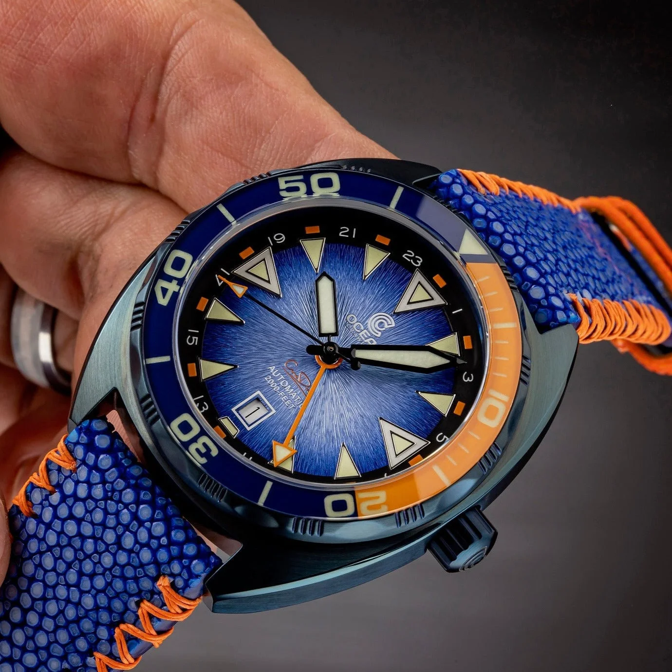 Ocean Crawler Core Diver GMT V3 - Blue Steel DLC image 2 of 5