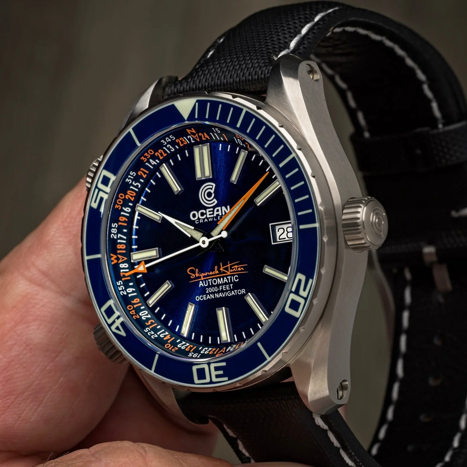 Ocean Crawler Ocean Navigator - Blue V3 - Titanium image 2 of 5