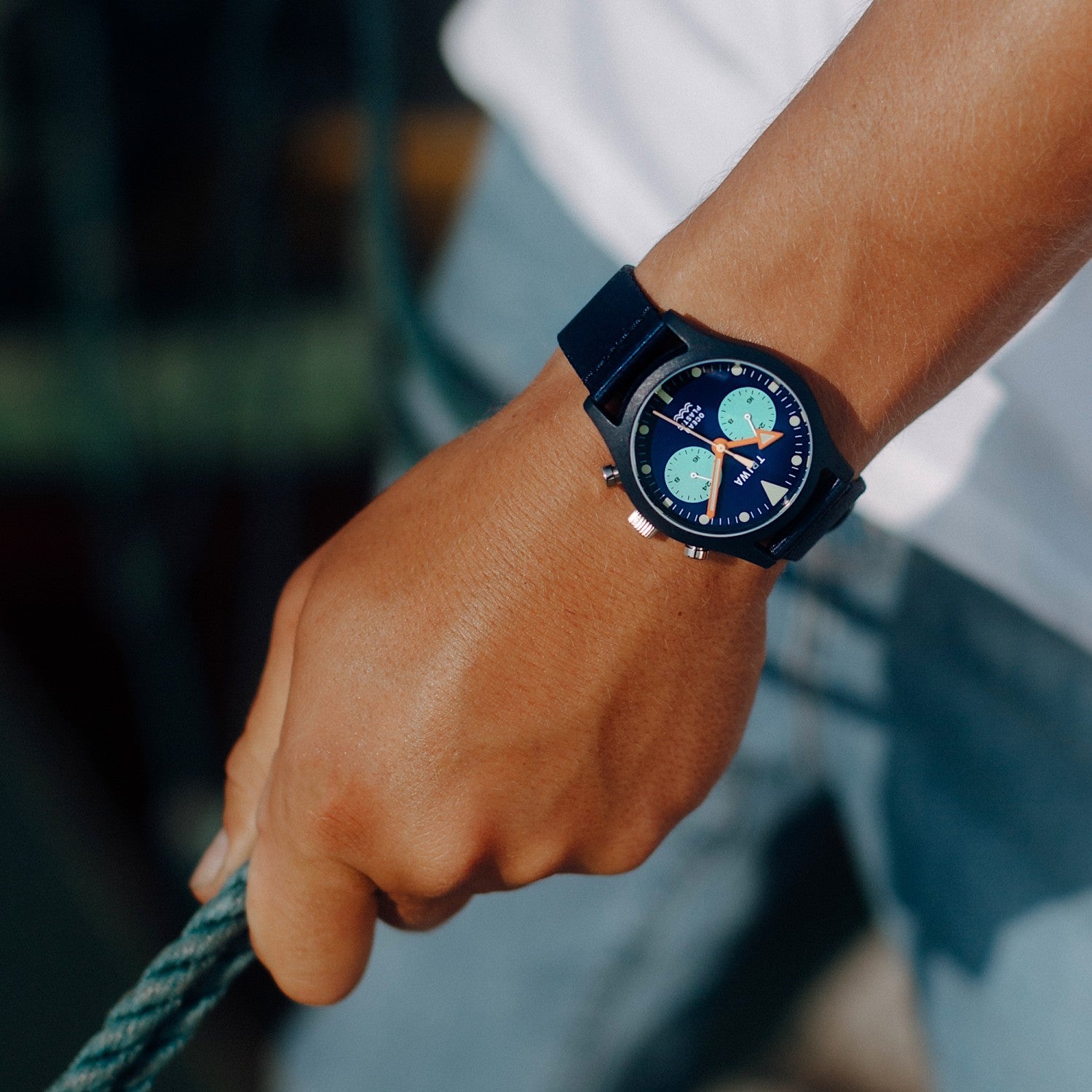 TRIWA Ocean Timer Blue image 2 of 9