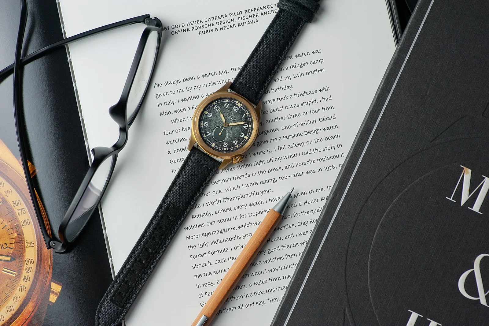 Vario Vario 1945 D12 Bronze Fumé Grey Field Watch image 2 of 5