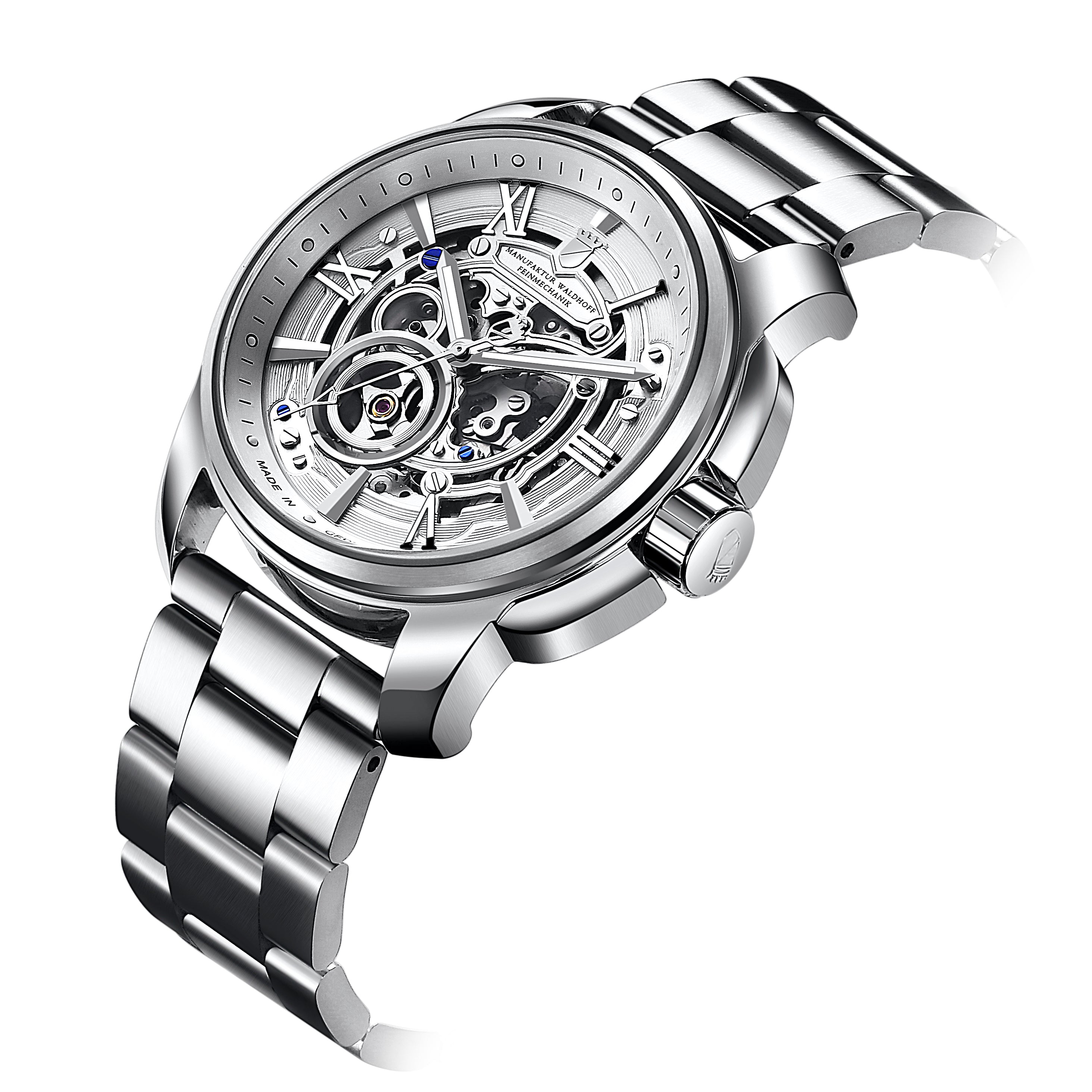 Waldhoff Republic Diamond Silver & Steel bracelet image 2 of 4